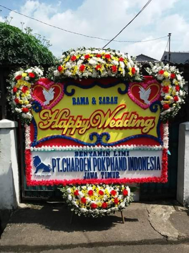 Karangan Bunga Pernikahan  di Lembang
